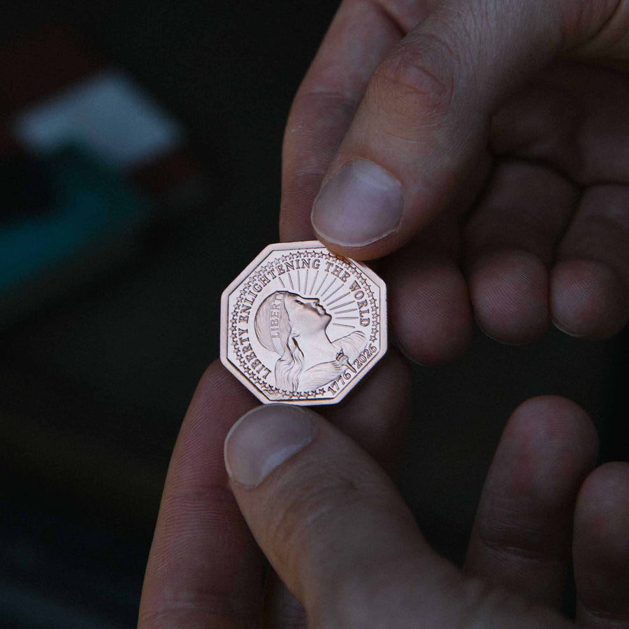 Real Liberty Copper coin